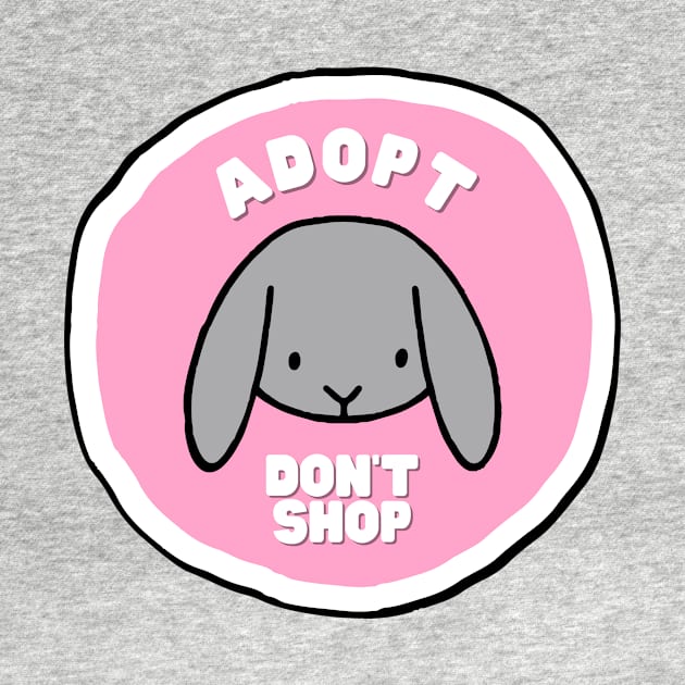 Adopt, don't shop! Gray lop bunny by daisies&bunnies